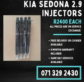 Kia Sedona 2.9 Injectors For Sale With Warranty