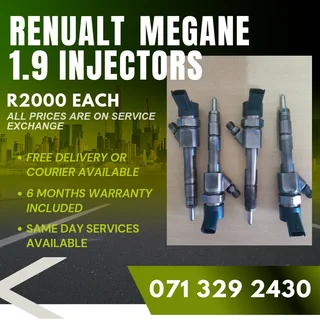 Renualt Megane 1.9 Injectors For Sale With Warranty
