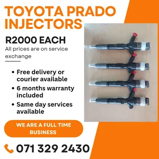 Toyota Prado Diesel Injectors For Sale With Warranty On