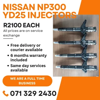 Nissan Np300 Yd25 Diesel Injectors For Sale With Warranty