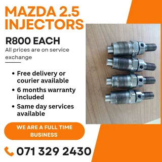 Mazda Drifter 2.5 Injectors For Sale With Warranty On