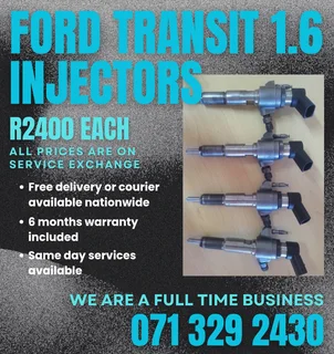 Ford Transit 1.6 Injectors For Sale With Warranty
