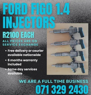 FORD FIGO 1.4 DIESEL INJECTORS FOR SALE WITH WARRANTY