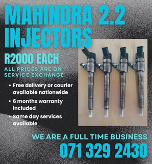 Mahindra 2.2 Injectors For Sale With Warranty