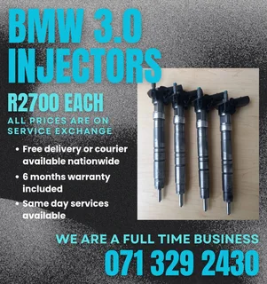 BMW 3.0 INJECTORS FOR SALE WITH WARRANTY