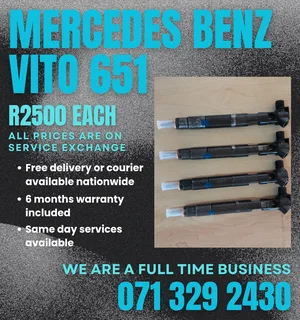 Mercedes Benz Vito 651 Injectors For Sale With Warranty