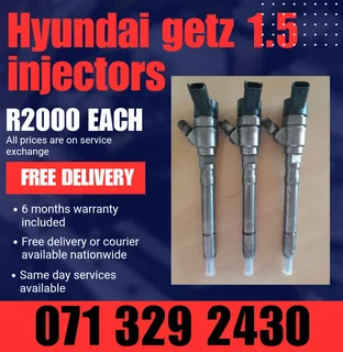 Hyundai Getz 1.5 Diesel Injectors For Sale With Warranty