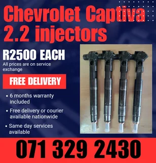 Chevrolet Captiva 2.2 Injectors For Sale With Warranty