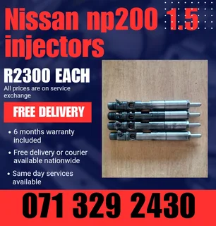 Nissan Np200 1.5 Diesel Injectors For Sale With Warranty