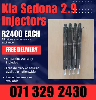 Kia Sedona 2.9 Injectors For Sale With Warranty On
