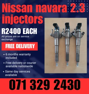 Nissan Navara 2.3 Diesel Injectors For Sale With Warranty