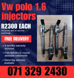 Vw Polo 1.6 Diesel Injectors For Sale With Warranty