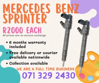Mercedes Benz Sprinter Injectors For Sale With Warranty