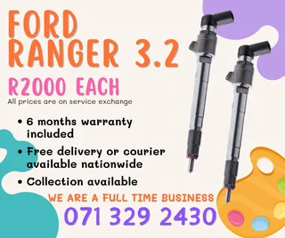 Ford Ranger 3.2 Injectors For Sale With Warranty