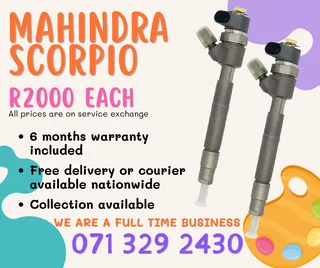 Mahindra Scorpio Diesel Injectors For Sale With Warranty