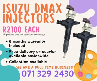 Isuzu Dmax Injectors For Sale With Warranty On