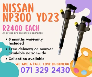 Nissan Np300 Yd23 Diesel Injectors For Sale With Warranty