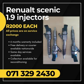Renualt Scenic 1.9 Injectors For Sale With Warranty