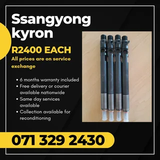 Ssangyong Kyron Diesel Injectors For Sale With Warranty