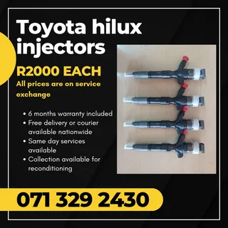 Toyota Hilux Diesel Injectors For Sale With Warranty