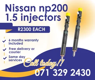 Nissan Np200 1.5 Diesel Injectors For Sale With Warranty