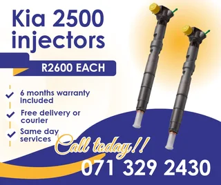 Kia 2500 Injectors For Sale With Warranty