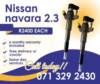 Nissan Navara 2.3 Diesel Injectors For Sale With Warranty