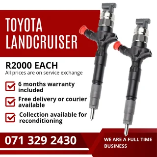 Toyota Landcruiser Injectors For Sale With Warranty On