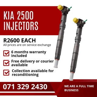 Kia 2500 Injectors For Sale With Warranty On
