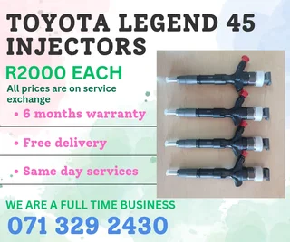 Toyota Legend 45 Diesel Injectors For Sale With Warranty