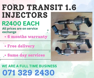 Ford Transit 1.6 Injectors For Sale With Warranty