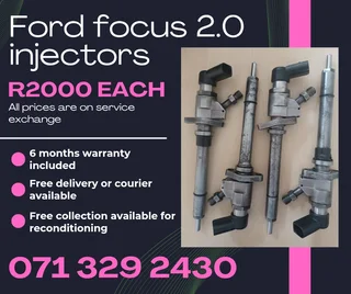 Ford Focus 2.0 Injectors For Sale With Warranty On