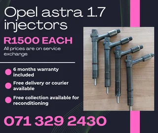 Opel Astra 1.7 Injectors For Sale With Warranty
