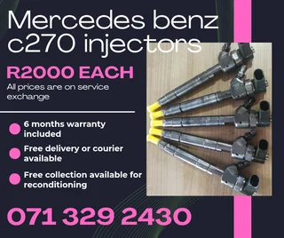 Mercedes Benz C270 Injectors For Sale With Warranty On