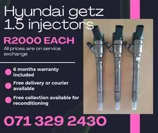 Hyundai Getz 1.5 Diesel Injectors For Sale With Warranty