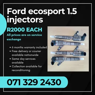 Ford Ecosport 1.5 Injectors For Sale With Warranty On