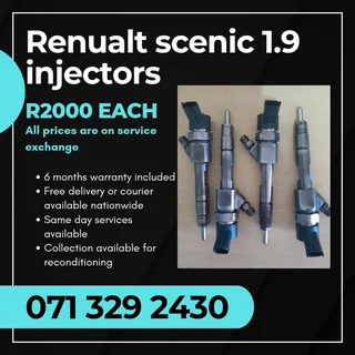 Renualt Scenic 1.9 Injectors For Sale With Warranty