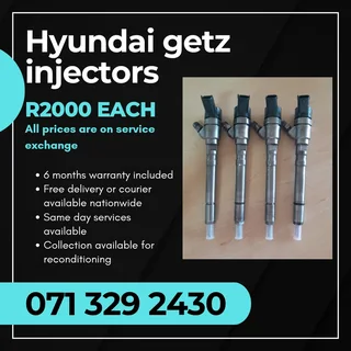 Hyundai Getz Injectors For Sale With Warranty