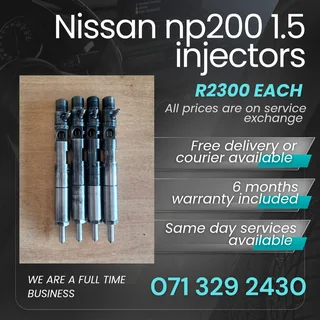 Nissan Np200 1.5 Diesel Injectors For Sale With Warranty