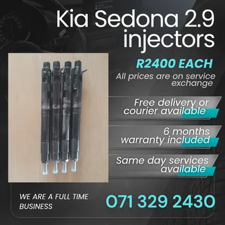 Kia Sedona 2.9 Injectors For Sale With Warranty