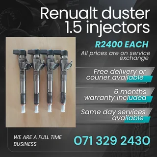 Renualt Duster 1.5 Diesel Injectors For Sale With Warranty