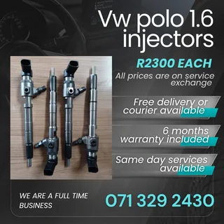 Vw Polo 1.6 Diesel Injectors For Sale With Warranty