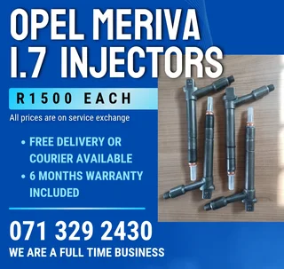 Opel Meriva 1.7 Injectors For Sale With Warranty