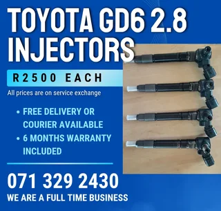 Toyota Gd6 2.8 Injectors For Sale With Warranty