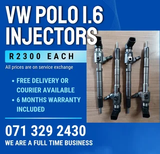 Vw Polo 1.6 Diesel Injectors For Sale With