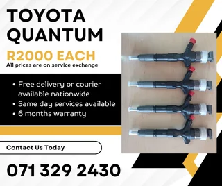 Toyota Quantum Diesel Injectors For Sale With Warranty
