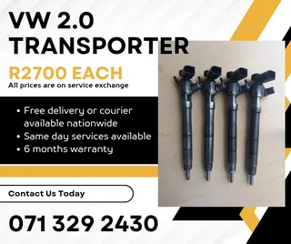 Vw Transporter 2.0 Diesel Injector For Sale With Warranty
