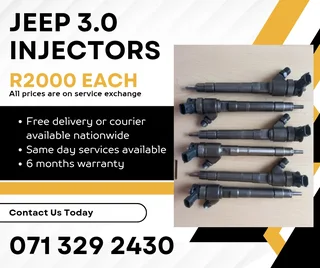 Jeep Cherokee 3.0 Diesel Injectors For Sale With Warranty