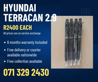 Hyundai Terracan 2.9 Injectors For Sale With Warranty