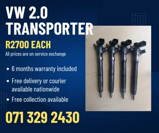 Vw Transporter 2.0 Diesel Injectors For Sale With Warranty
